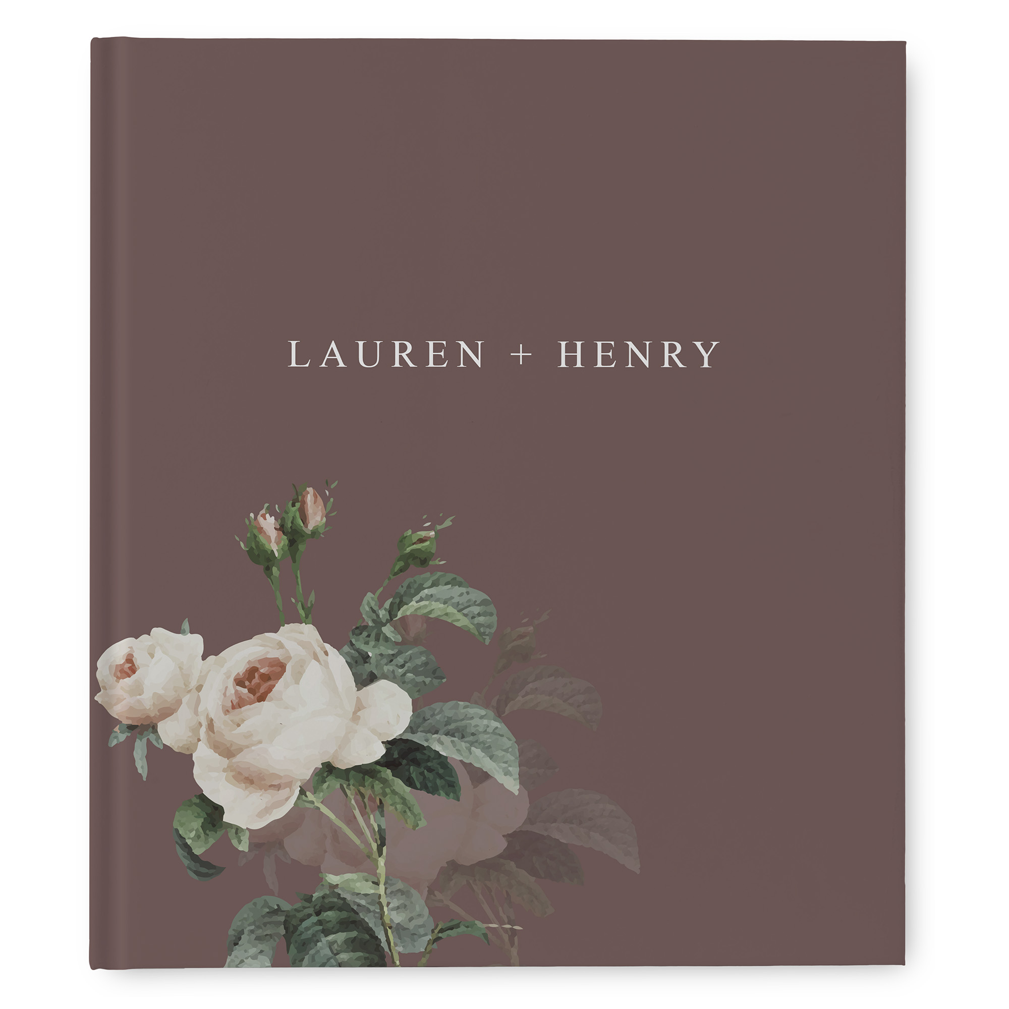Gästebuch Hochzeit - Floral "Antique-Rose"