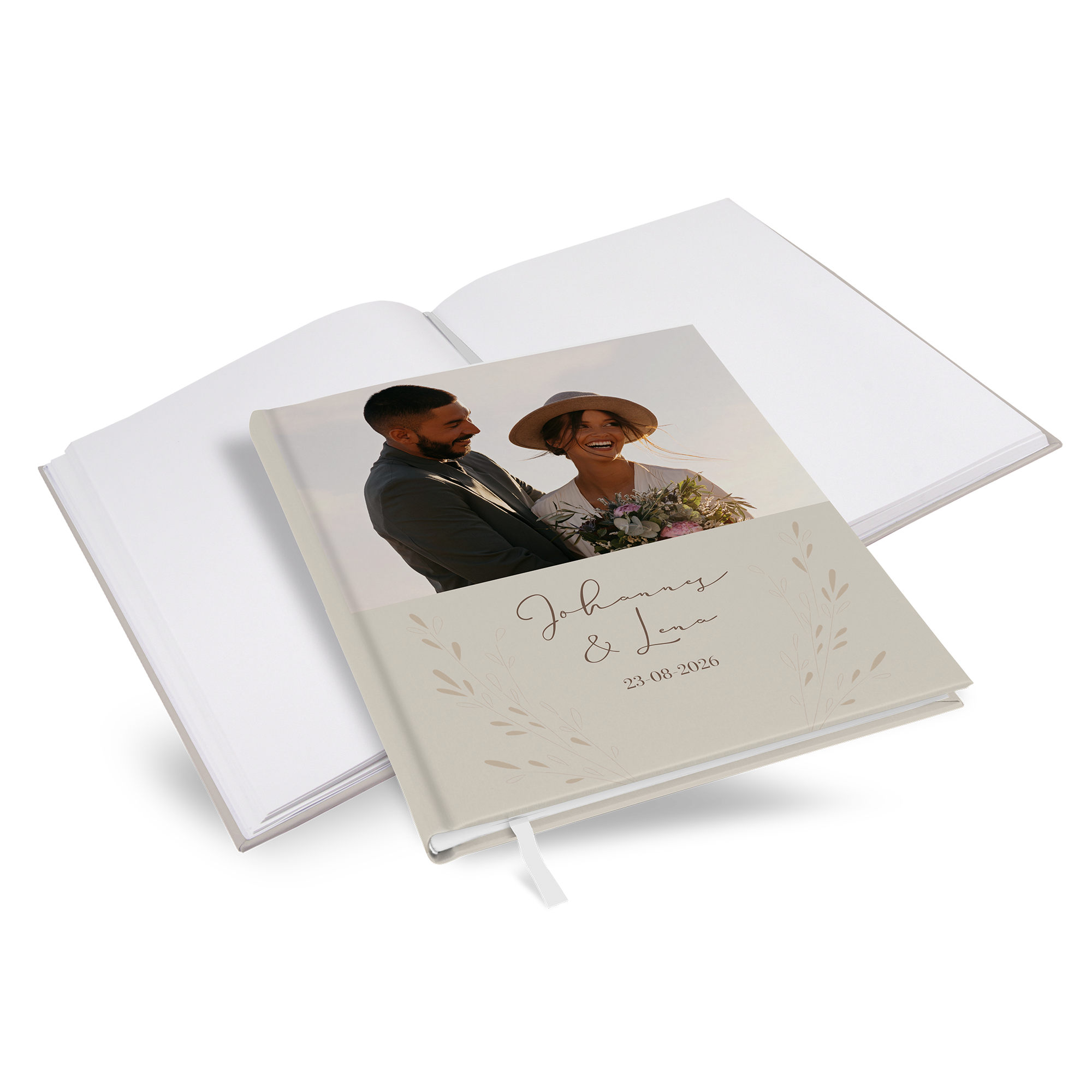 Gästebuch Hochzeit - Vintage "golden memories"