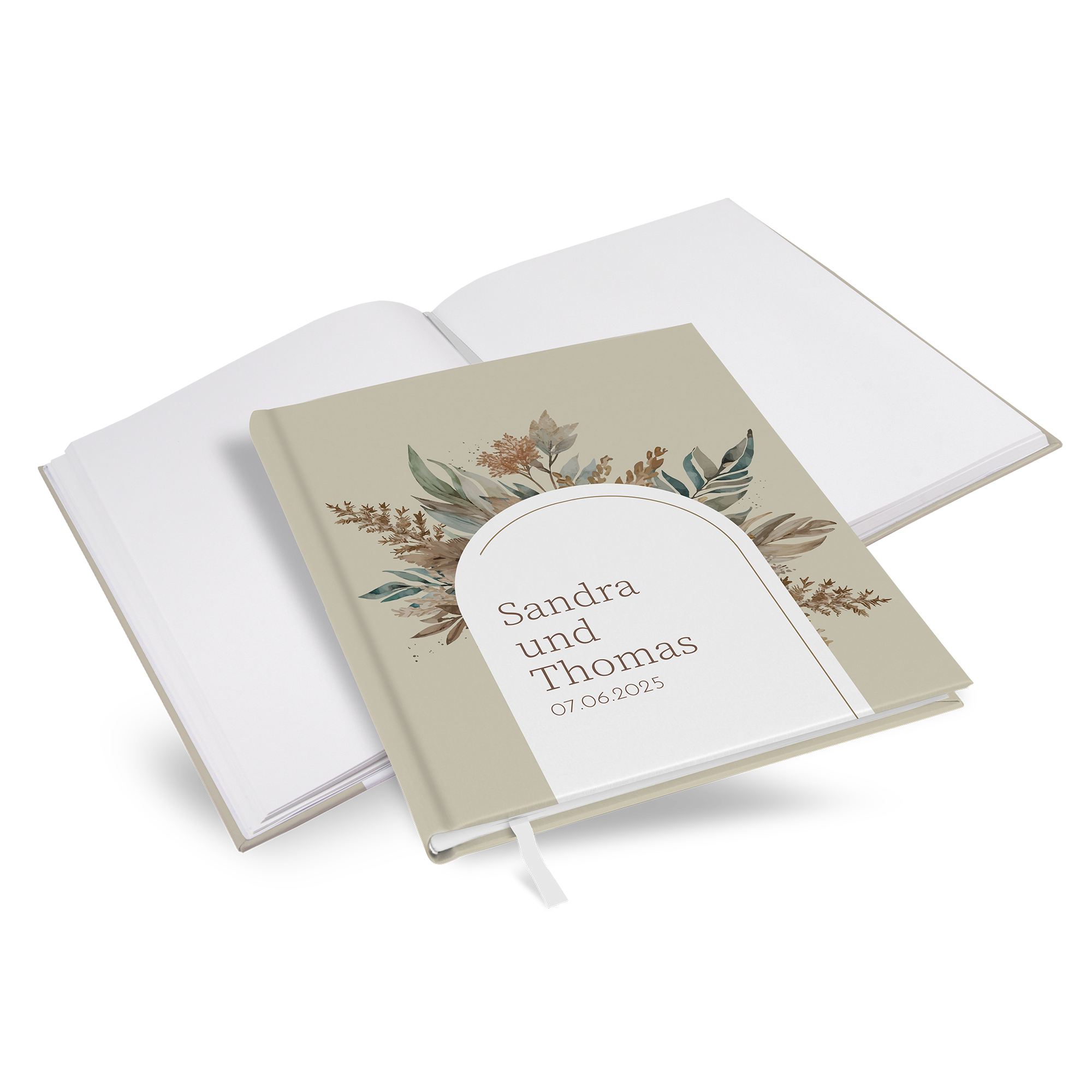 Gästebuch Hochzeit - Boho "bare nature"