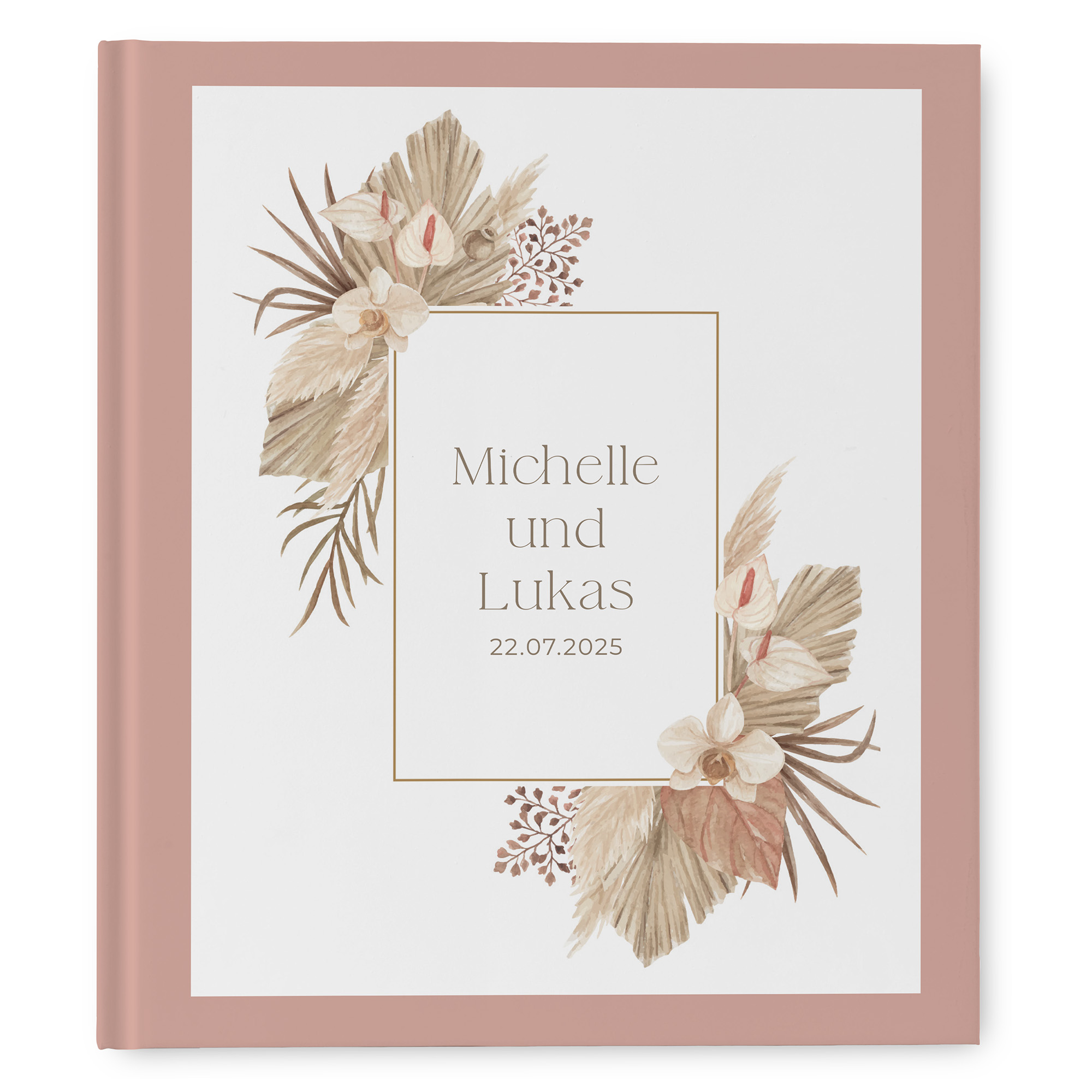 Gästebuch Hochzeit - Boho "golden haze"