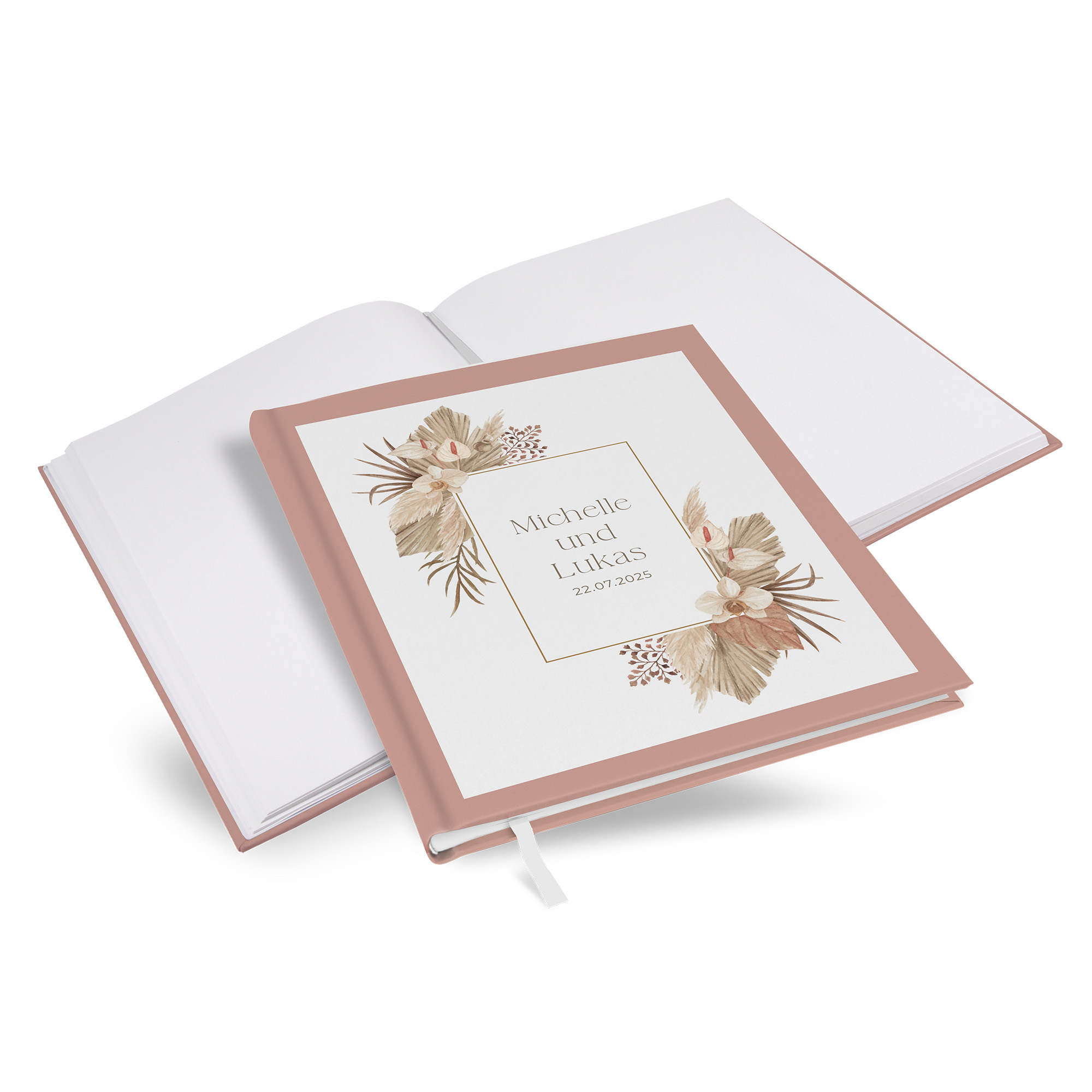 Gästebuch Hochzeit - Boho "golden haze"