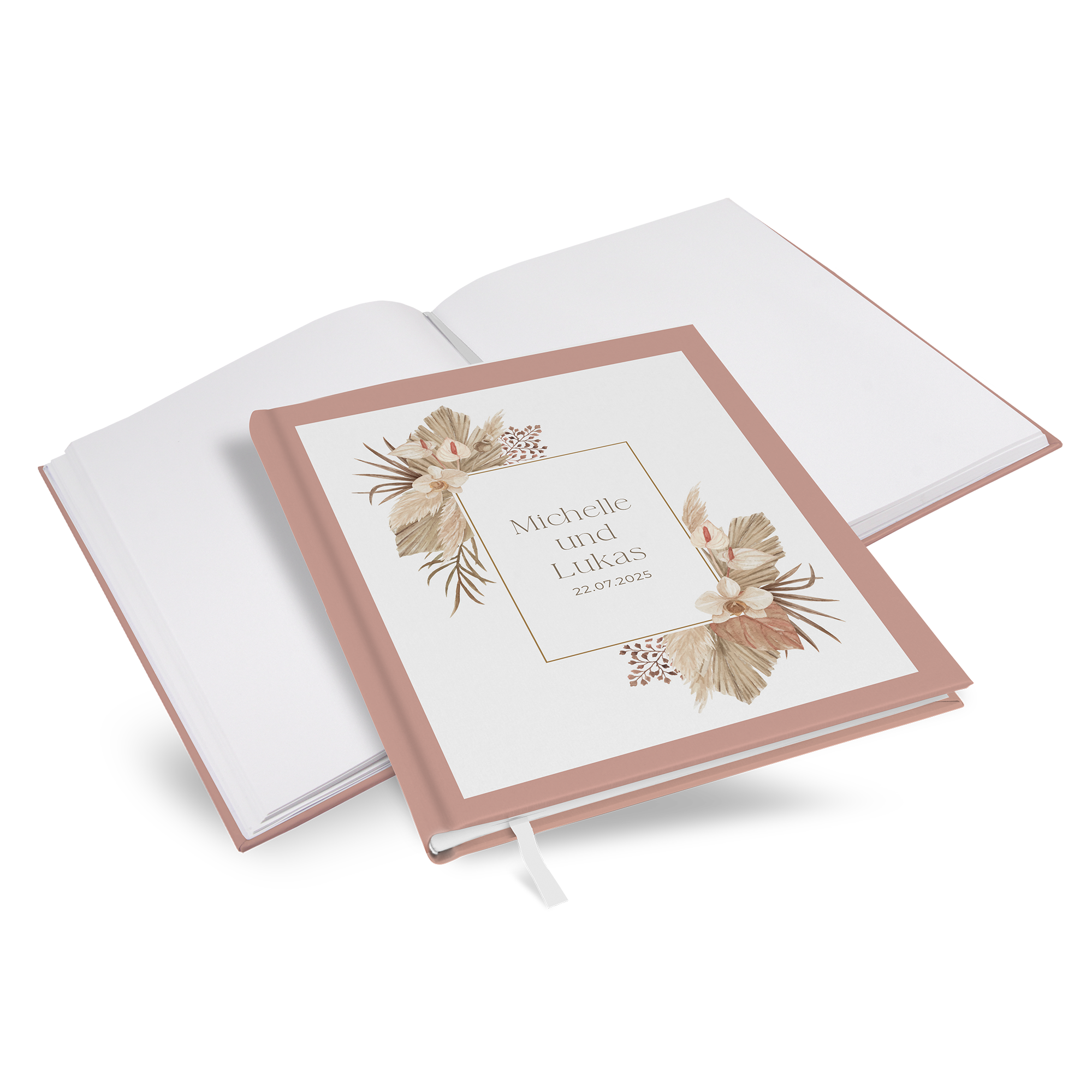 Gästebuch Hochzeit - Boho "golden haze"