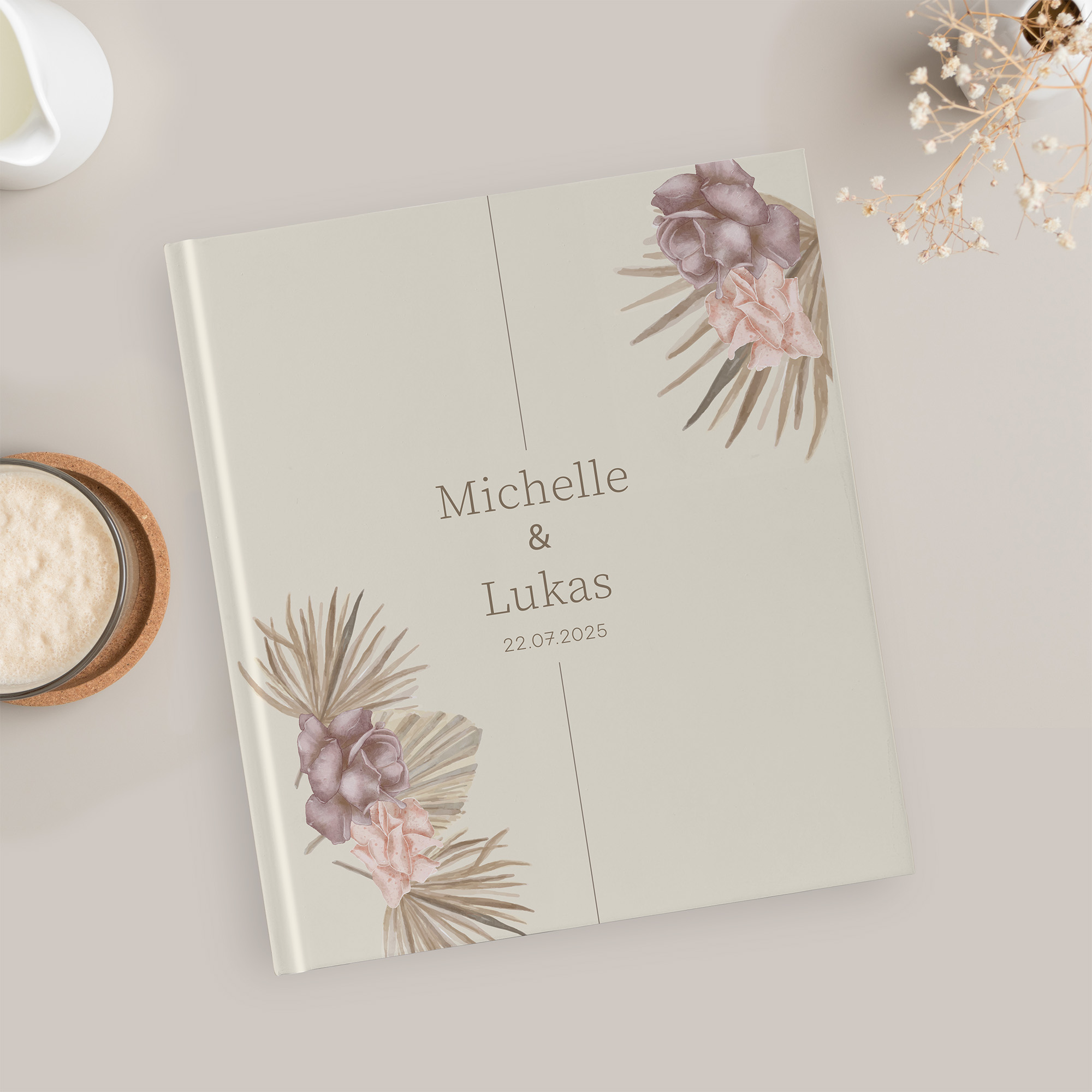 Gästebuch Hochzeit - Boho "boho minimal"