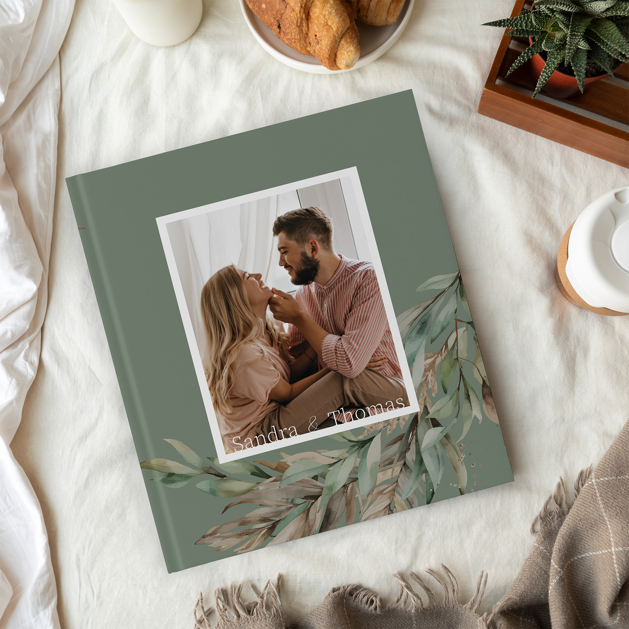 Gästebuch Hochzeit - Boho "rooted together"