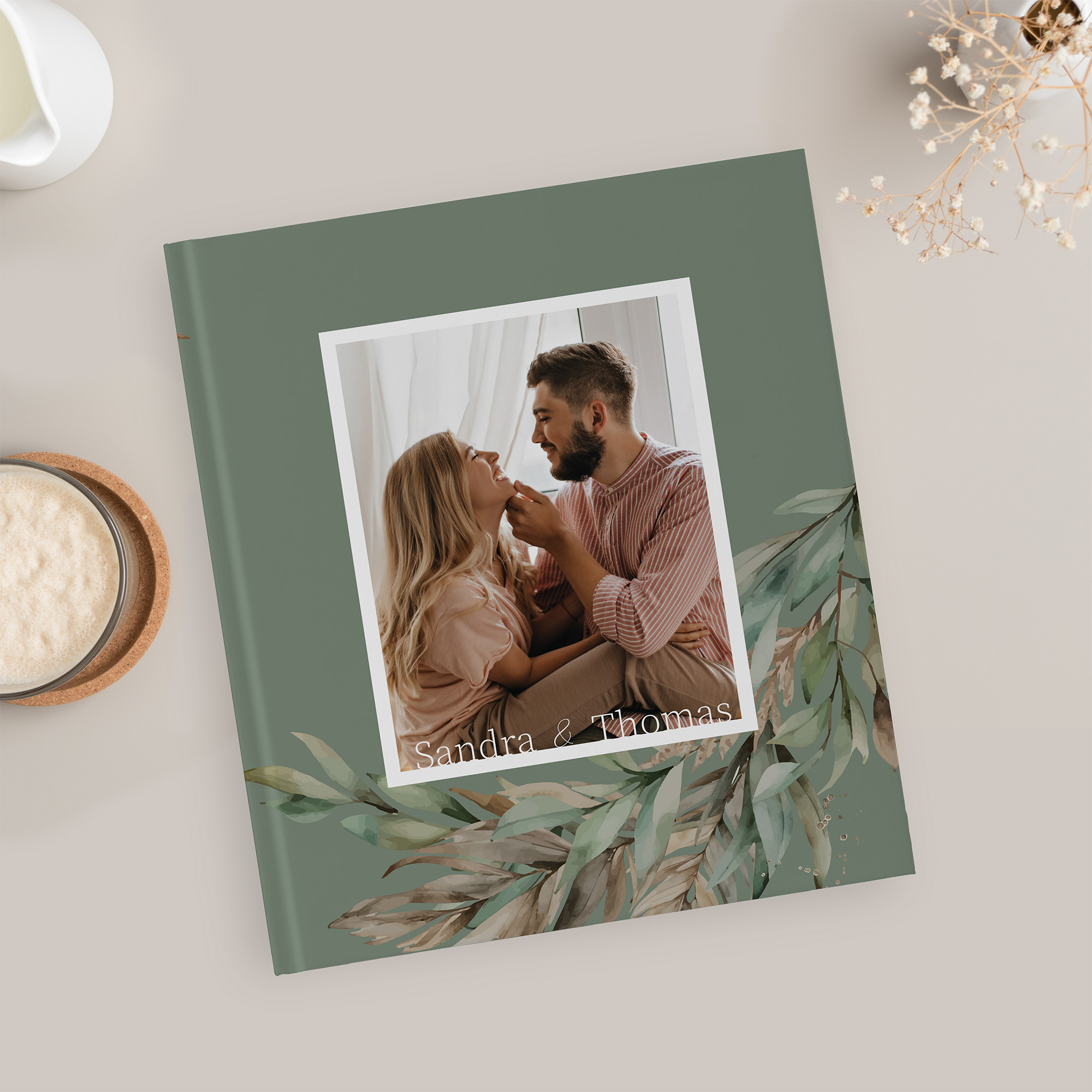 Gästebuch Hochzeit - Boho "rooted together"