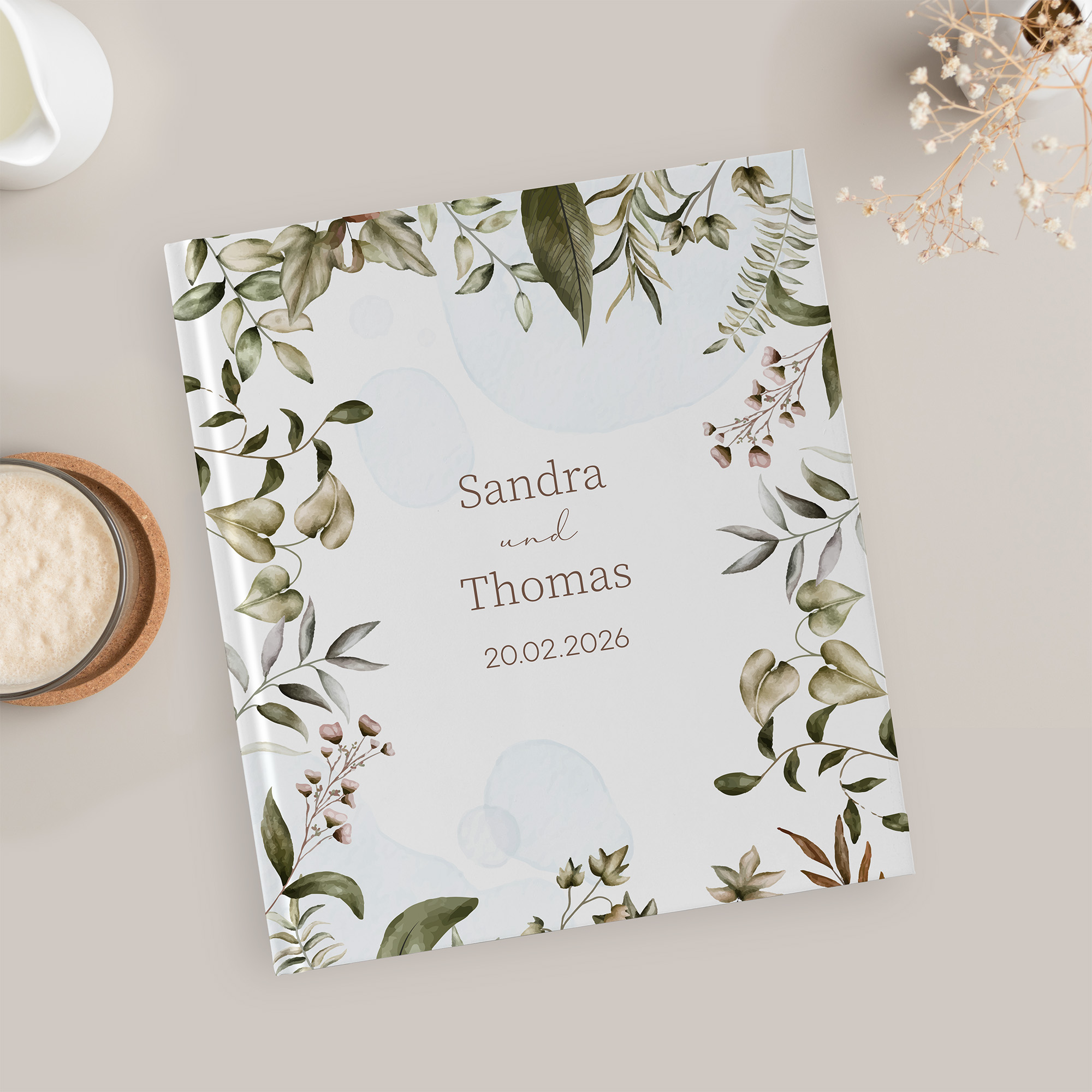 Gästebuch Hochzeit - Boho "nature hold"