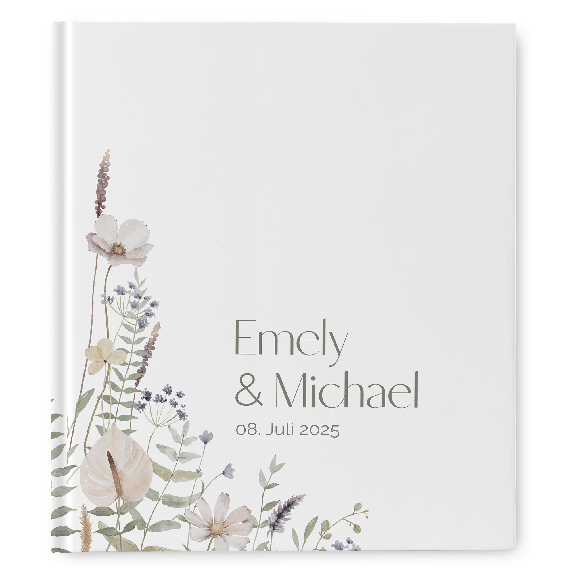 Gästebuch Hochzeit - Boho "pastell bloom"