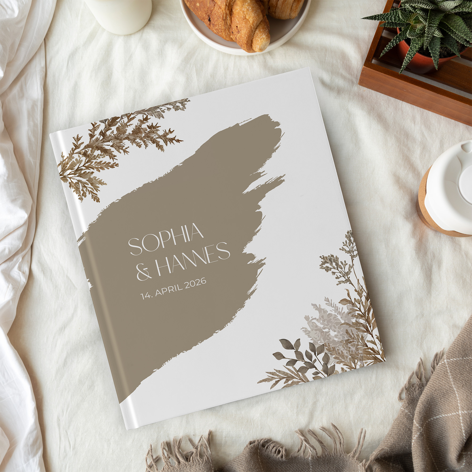 Gästebuch Hochzeit - Boho "earthstroke"