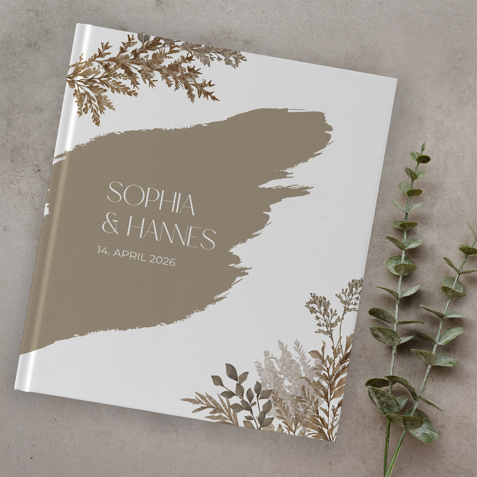 Gästebuch Hochzeit - Boho "earthstroke"