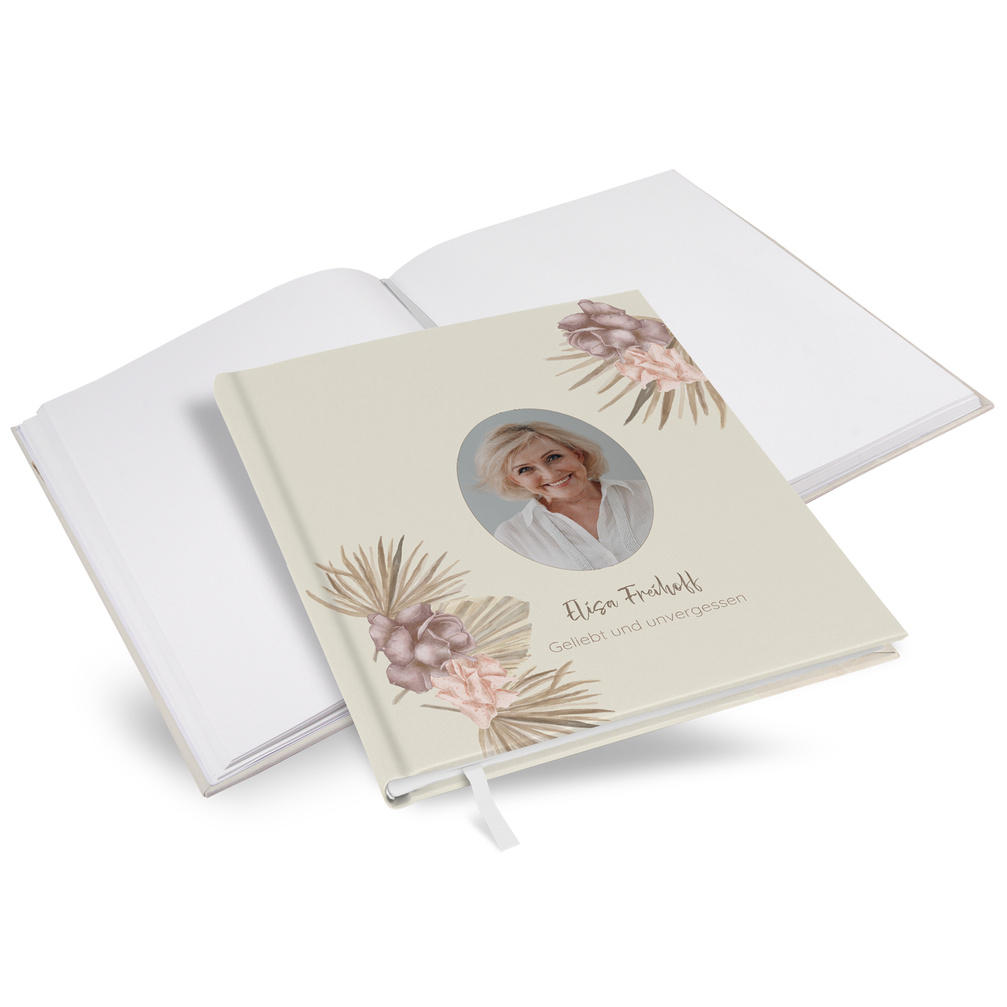 Kondolenzbuch -  Boho "boho minimal"