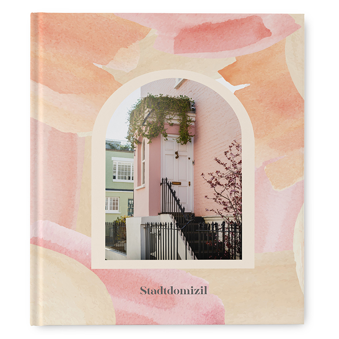Gästebuch Ferienwohnung -  Aquarell  "sunset stroke"
