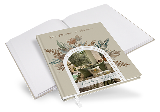 Gästebuch Ferienwohnung - Boho "Bare Nature"