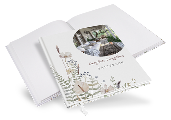 Gästebuch Ferienwohnung  - Boho "Pastel Bloom"