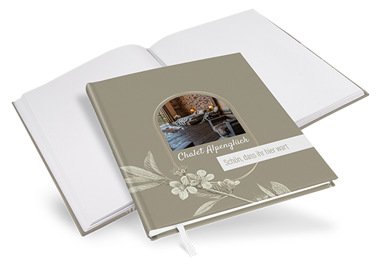 Gästebuch Ferienwohnung - Floral "Classic Flora"