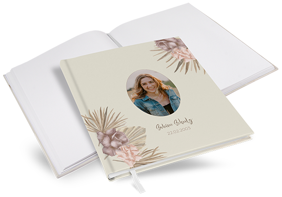 Gästebuch Geburtstag - Boho "Boho Minimal"