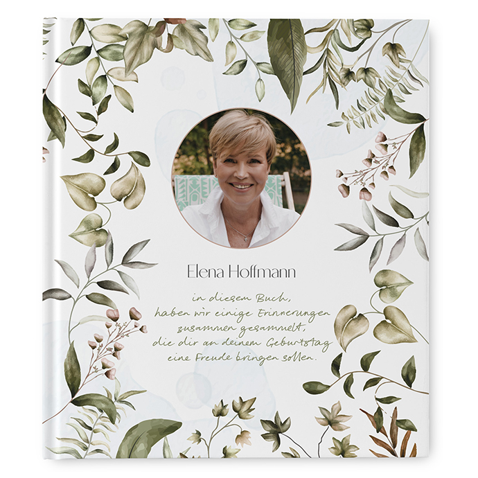 Gästebuch Geburtstag - Boho "Nature Hold"