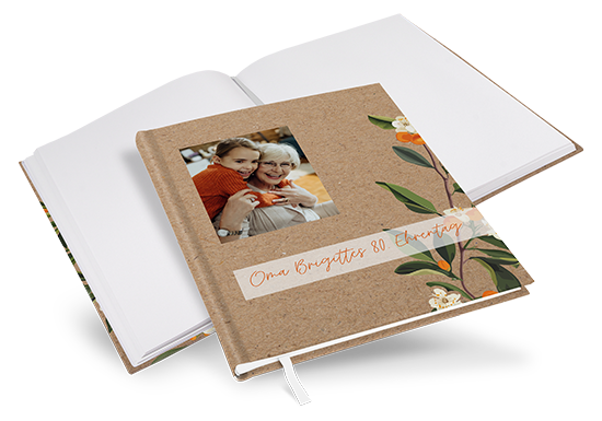 Gästebuch Geburtstag - Greenery "Manila 02"