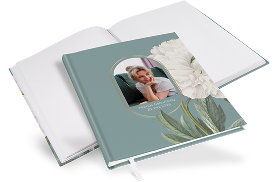 Gästebuch Geburtstag - Vintage "Floral Epoque"